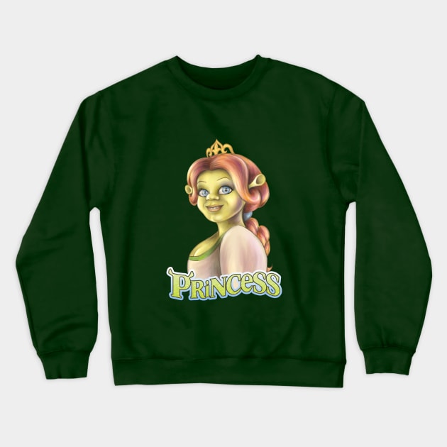 Princess Fiona Crewneck Sweatshirt by Ellador